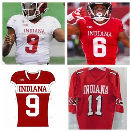 Customize Indiana Hoosiers Football Jersey College 2 Tayven Jackson 5 Dexter Williams II Brendan Sorsby Broc Lowry Blaze McKibbin Roman Purcell any name any number