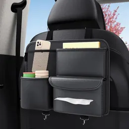 Auto Organizer Bekerhouder Opbergtas Kunstleer Rugleuning Met Haak Tissue Telefoon Auto Voor