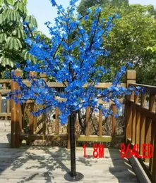 현악기 끈 방수 옥외 조경 정원 복숭아 나무 램프 시뮬레이션 1.8 미터 864 조명 LED 체리 꽃 장식 내