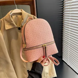 Zaino borsa a tracolla da donna 4 colori stile college coordinato in pelle zaino per il tempo libero borsa moda Joker lettere doppia cerniera West