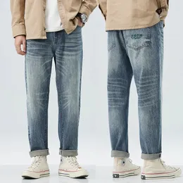KSTUN Jeans For Men Baggy Pants Loose Fit Harem Autumn Fashion Pockets Large Size Man Denim Trousers Oversized 40 240102