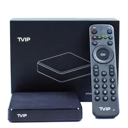 Box Wholesales Linux Set Top Box TVIP 605 SE 듀얼 시스템 Android Amlogic S905X 2.4G/5G WiFi 1GB8GB Smart Media Player TVIP605 PK MAG32