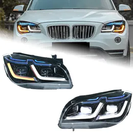 BMW X1 F49 2010-20 15 E84 헤드 라이트 용 LED 헤드 라이트 DRL 회전 신호 하이 빔 천사 눈 주행 조명