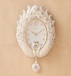 Europe style wall clock in living room creative fashion mute art simple clock luxury wall Watch modern wall clock1663847