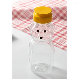 Tumblers Güzel Karikatür Ayı Straw Fincan Su Şişesi ile Kapak Sızdırmaz Ev Seyahat Çiftleri Çocuk Festivali Hediyesi 250ml