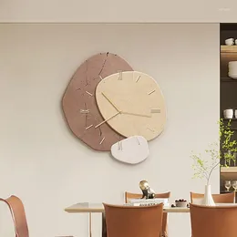 Настенные часы, европейские бесшумные часы, эстетические, креативные, дизайнерские, простые часы, современные большие Relogio De Parede, декор для гостиной