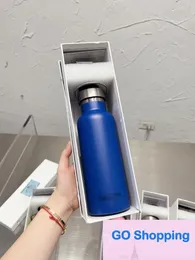 Thermos Cup Minimalism Cups med halmvattenkoppar som är lämpliga för män och kvinnor Par Creative Holiday Gift Matchande gåvor Quatily