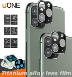 حامي شاشة عدسة الكاميرا لـ iPhone 12 Pro Max 11 Camera Film Filmed Glass Glass Titanium Lens Ultra Thin Full Back Cam5781630