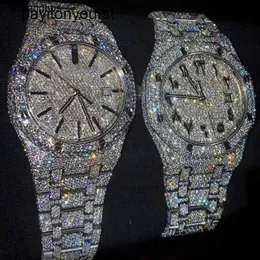 فاخرة Audemar Pigue Watch AP Diamond Watches Rolaxs Swiss Automatic Mens Designer حركة عالية الجودة Men Moissanite Iced Out M