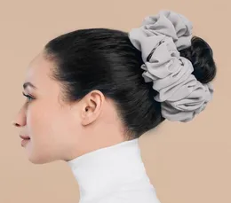 الأوشحة المسلمة شيفون scrunchies حجاب الملحقات المرأة ريش الشعر فرقة الرأس علاقات الأزياء 1pc التجزئة 4831645