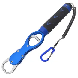 Fishing Tools Accessories Aluminum Fish Lip Grip with 15kgs Scale with Anti-slip Handle