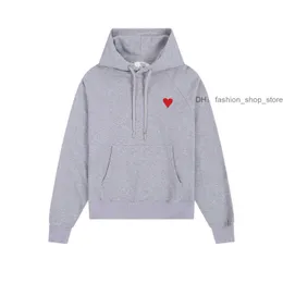 Amis hoodie eşofman kazak nakış a kelimesi kırmızı aşk ince yuvarlak boyun çift paris sweatshirt spor takım elbise pembe örümcek lulemens kadın cp puf 8 fbpp