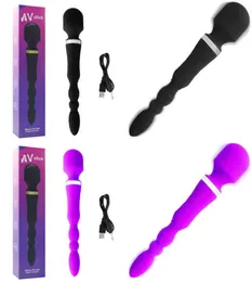 Nxy Av Bar Consolador Vibrador Potente Para Mujer Varita Mgica De 10 Velocidas Masajeador Punto g Clítoris Juguetes Sexuales Mujere3906873