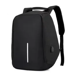 Antitheft Bag Men Laptop Rucks Rucks Travel ryggsäck Kvinnor stor kapacitet företag USB -avgift college studentskola axelväskor 240102