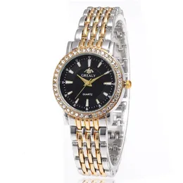 Casual Watches Women Luksusowe miłośnicy mody Watch Watch Rhinestone ze stali nierdzewnej Kwarc zegarek dla mężczyzn Kobiety prezent