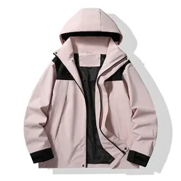 Women Punch Jacket Ladies Fashion Warm Coat Windbreaker Long Sleeve Outdoor Letter Large Waterproof Jacket Hoodie