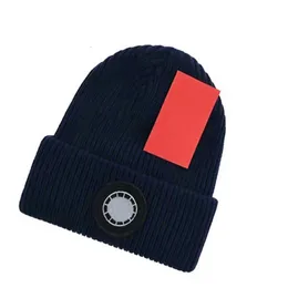 Beanie/Skull 633Caps Designer chapéus de malha ins popular canadá inverno chapéu clássico carta ganso impressão malha