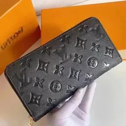 Portafogli Borse delle migliori firme Portafogli da donna alla moda Portafoglio in pelle Pu Portafogli con cerniera singola Borsa da donna lunga classica con arancione