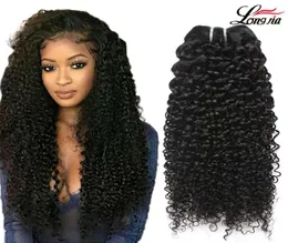 Brésilien Crépus Bouclés Cheveux non transformés Brésilien Bouclés Extension de Cheveux 100 Humains Vierges Cheveux Weave Bundles7175253