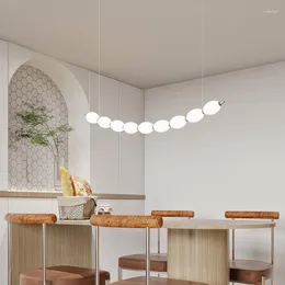 Hanglampen Postmoderne lampketting Snaarkroonluchter Designkamer Decor Licht Restaurant Hal Led-verlichting Ophangarmaturen