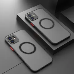 Роскошный магнитный чехол для телефона Magsafe с беспроводной зарядкой для iPhone 14 13 12 11 Pro Max Mini 14Plus X XR XS противоударный защитный чехол