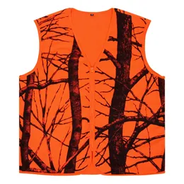 Jackets GUGULUZA M4XL Men's Outdoor Vest Hiking Fishing Camping Hunting Orange Waistcoat Quickdry Breathable Polyester Chaleco Tactico