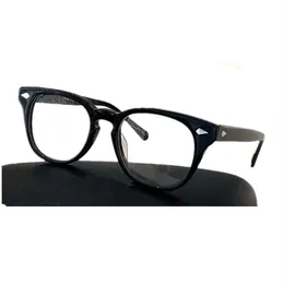 Kvalitet Retrovintage Unisex Glasses Frame Tumme Plank Fullrim 4921145 Klassisk Johhny Depp -stil för recept Fullset Case2093