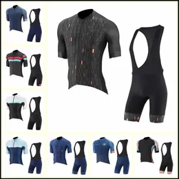 Set Capo Team Cycling korta ärmar Jersey Bib Summer Mountain Bike Kit andningsbara Quickdry Men Riding Shirts Shorts Set238j