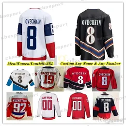 Alex Ovechkin Washington Hockey Jersey Tom Wilson Dylan Strome John Carlson T.J. Oshie Evgeny Kuznetsov Aliaksei Protas Anthony Mantha Connor McMichael Backstrom