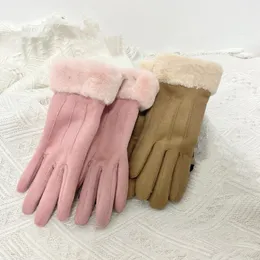 Gants de créateurs gants pour femmes gants pour hommes gants gants du bout des doigts designer laine de mouton hommes cinq mitaines de doigt imperméable équitation velours thermique fitness moto