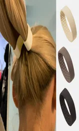 Elastico per capelli da donna Porta coda di cavallo Elastici pieghevoli Fascia elastica per stazionarietà in silicone Accessori per capelli semplici8378286