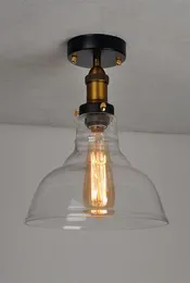 Ceiling Lights Industrial Vintage Glass Lamp Retro Loft E27 Led Dining Room Cloakroom Balcony Hallway Porch Light3403020