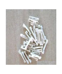 1000 datorer Pure White Plastic Bar Safety Pin ID Badge Crafting Back Suit for Brooch DIY Craft 3ZD1K 2NNXS6448185