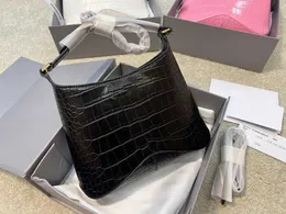 Bags Shoulder Bags Cosmetic Shoulder Handbag Luxurys Designer Bags Purses Wallets Tote Half Moon Pack Geometric Alligator Crocodile Let