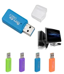 Adaptadores de leitor de cartão de memória de alta velocidade Mini USB 20 Micro SD TF TFlash Adaptador de cartões 7996959