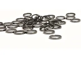 10pcs 6mm wide hematite magnet ring flat arcshaped cut noodles ring size 6 to 136527130