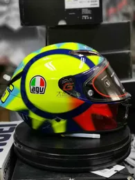 Helmets Moto AGV Motocykl Projekt Bezpieczeństwo Komfort AGV PISTA GP RR COLOROR SUN Księżyc Rolls Royce Emerytowany limitowany Edycja Włókna Commuter Helmet G2OF G2OF