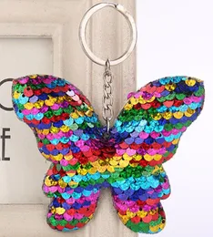 Ny modesekvens Elephant Butterfly Style Bag Keychain Pendant Accessories Home Party vackra gåvor Dekor4753474