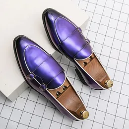 Fashion Large Style Men's British Size Dress Pointed 48 Low-heel Leather Casual Shoes Men Slip-on Social Male shoe 240102 70