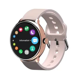 Часы K50 Полный сенсорный круглый экран Bluetooth Вызов Смарт-часы Мужские водонепроницаемые фитнес-трекер Модные спортивные умные часы для ios Android