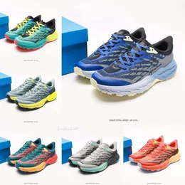 Hokas 2024 Clifton Hoka Running Shoes Bondi Branco Preto Coastal Sky Vibrante Laranja Shifting Areia Air Sneakers Homens One One Speedgoat 5 112315