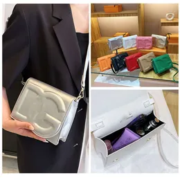 Brand for Famous Women Handbag Summer 2024 New Fashionable Texture Single Shoulder Small Bag Stylish and Versatile Square Rose Powder