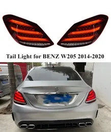 Luce freno inversa posteriore a LED per Benz W205 Plottino 2014-2020 Accessori per auto del segnale di svolta.