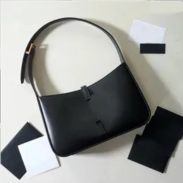 Diseñador de lujo Bolsos de axila Bolsos Moda para mujer HOBO El bolso de mano de calidad LE5 A7 Vestido de noche de cuero negro Bolsos de hombro