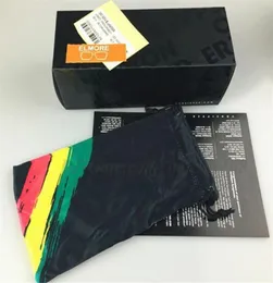 夏のブランドサングラスケースVZサングラスオリジナルパッケージパッケージブラックペーパーボックスサングラスケースボックスバッグクロス4ピース4173995