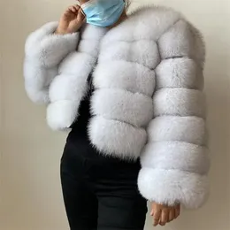 Beiziru Real Fox Fur Fur Coat Long Sleeve Winter Winter Woman Natural Warm Fashion Girls Coats Made 240102