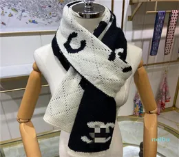 Herfst en winter nieuwe letters dubbele gezicht gebreide sjaal dames veelzijdige mode paren kasjmier warme sjaal4030896