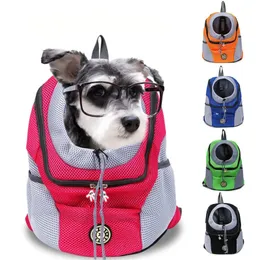 Zaino per animali domestici Borsa a tracolla per cani Borsa per il petto Borsa da viaggio portatile traspirante Borsa per cani Forniture per animali Zaino da viaggio universale 240103