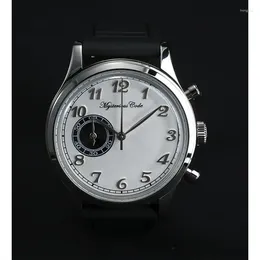 Wristwatches Mysterious Code Vintage Men's Watch 41mm/38MM Vk64 Homage1930 Multifunction Quartz Drop