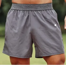 Lu lulemens шорты мужские спортивные шорты для йоги на открытом воздухе фитнес быстросохнущие lulemons сплошной цвет повседневные брюки для бега оптом 123